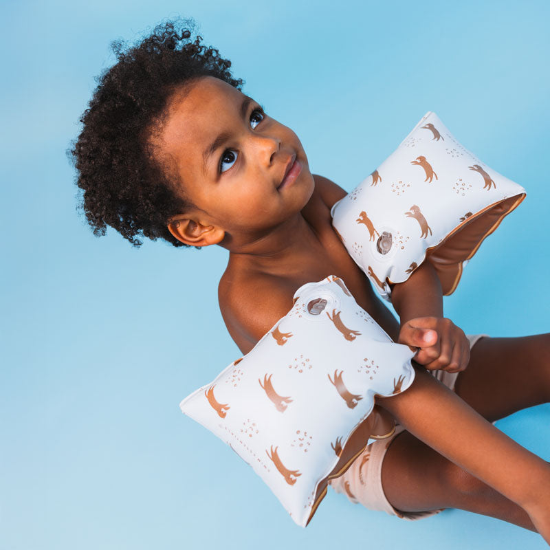 Load image into Gallery viewer, Roamer | beige zwembandjes 2-6 jaar
