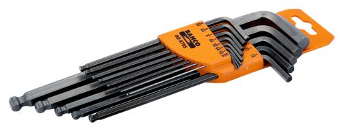 Bahco inbussleutelset lang+kogelkop inch