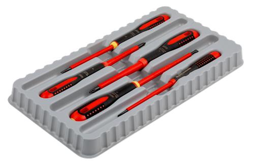 Bahco schroevendraaierset ergo 1000v 5-delig