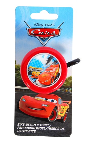 Load image into Gallery viewer, fietsbel Cars rood 54 mm
