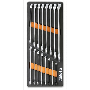 Beta, beta beta steek ringsleutel set 16-delig met inlay