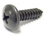 Scooterparkers Bofix 4.8 x 16 met ring - zwart (25 stuks)