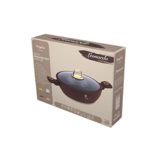 Berlingerhaus berlinger haus leonardo collection braadpan met deksel ã˜28cm