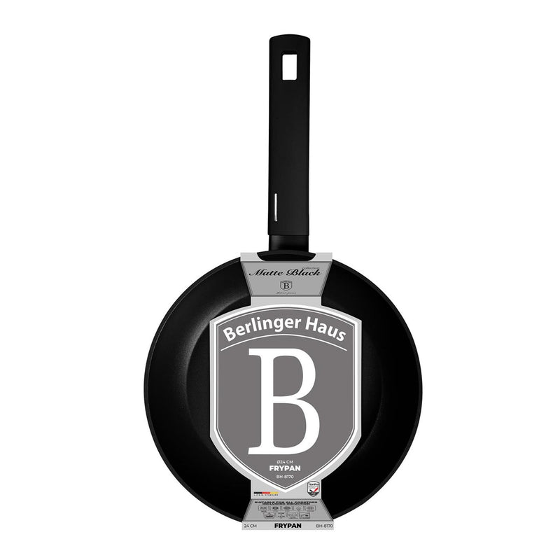 Load image into Gallery viewer, Berlingerhaus koekenpan mat zwart 24cm
