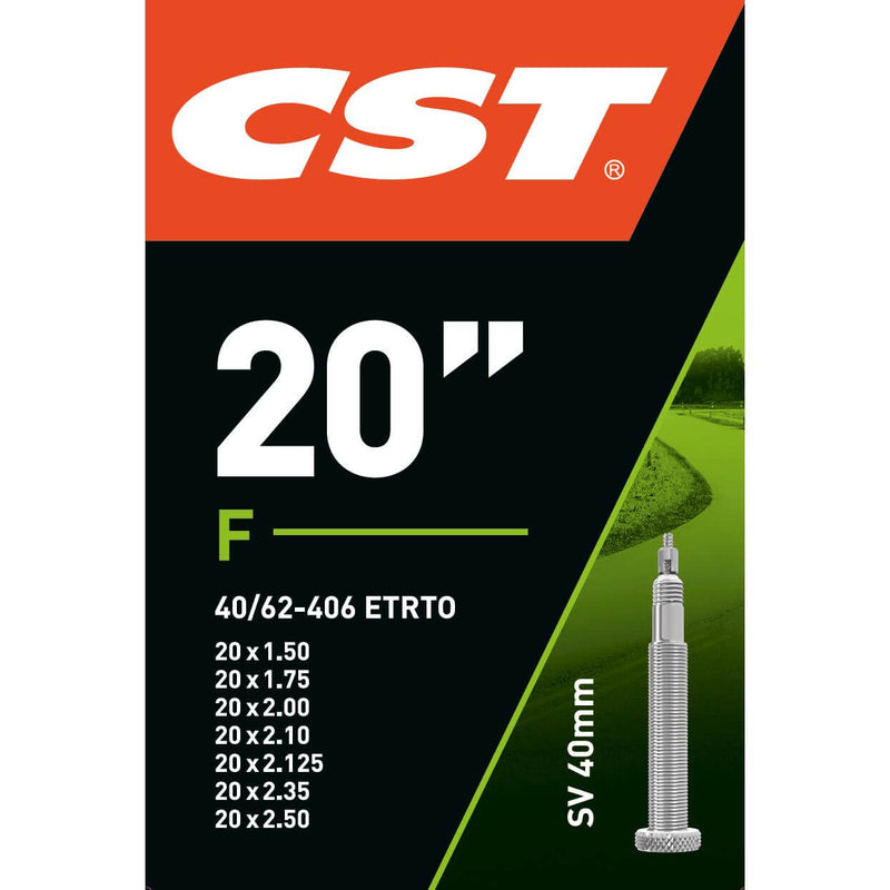 Load image into Gallery viewer, CST Binnenband 20 x 1.50 2.50 (40 62-406) FV40 mm zwart
