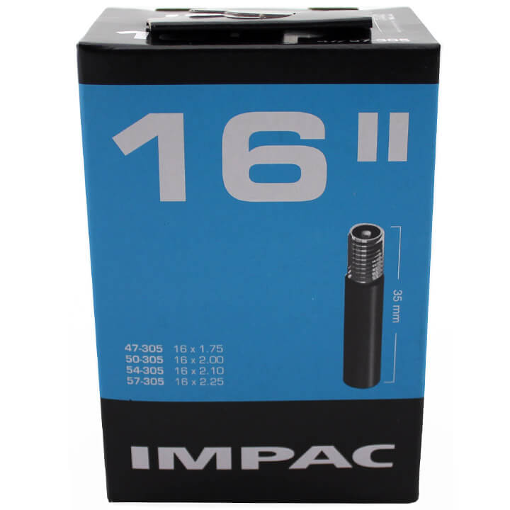 Chargez l'image dans la visionneuse de la galerie, Impac Binnenband (by Schwalbe) AV16 16x1.75 2.35 ETRTO 47 57-305, Ventiel:Schrader auto 35mm
