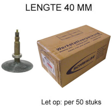 Schwalbe binnenband sv19 40 62-584 635 - 40mm ventiel (wp 50 stuks)