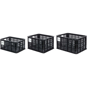 Basil gerecyclede fietskrat crate s 17.5 liter mik 28 x 39 x 23 cm - zwart