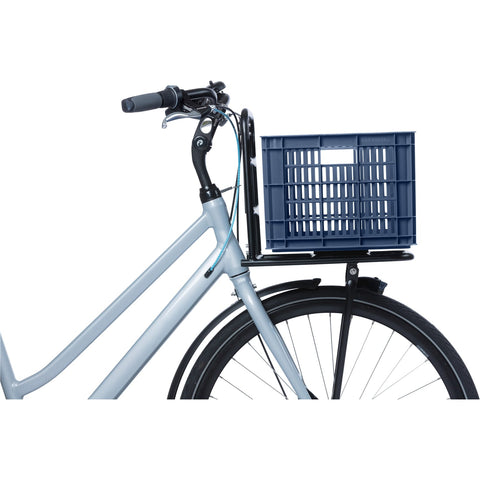 Basil fietskrat M gerecycled kunststof 29,5l bluestone