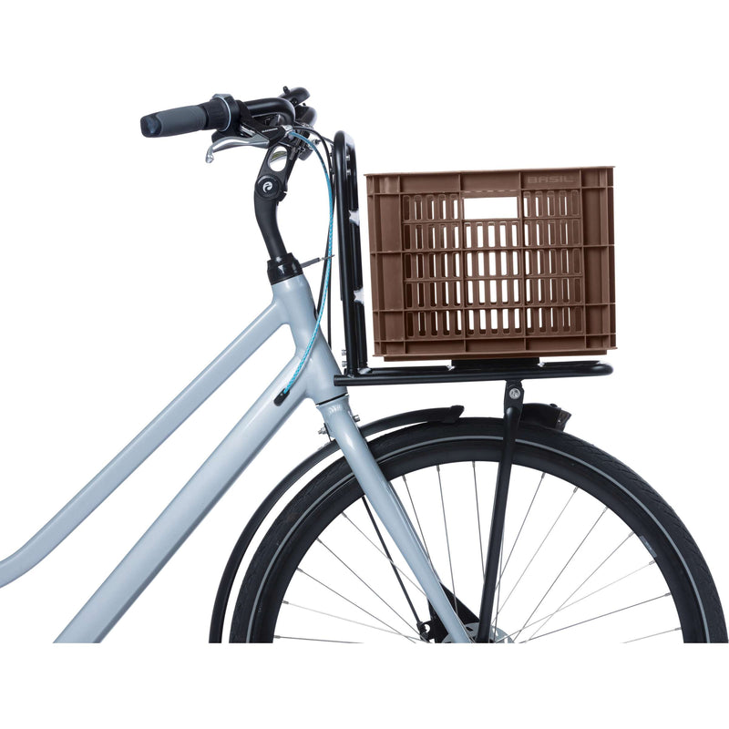Load image into Gallery viewer, Basil fietskrat M - medium - 29.5 liter - bruin
