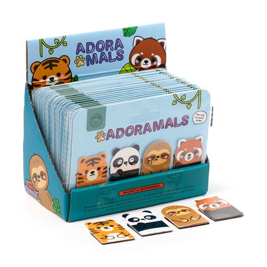 Adoramals wilde dierene dieren magnetische boekenlegger set