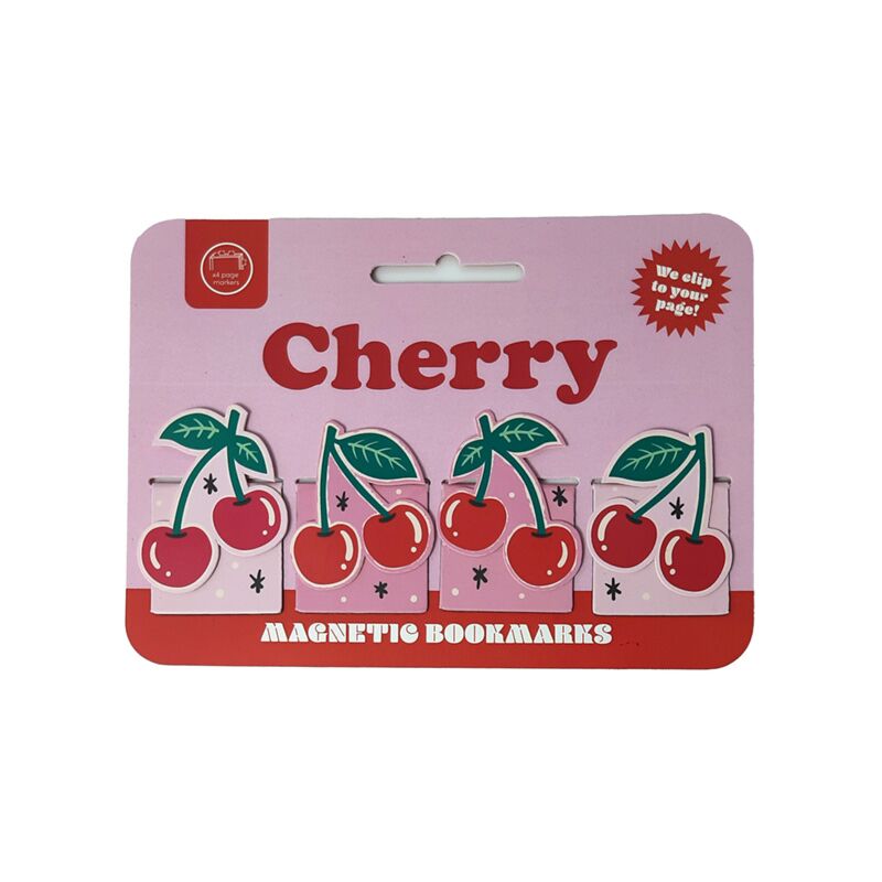 Load image into Gallery viewer, Kersen magnetische boekenlegger set cherry
