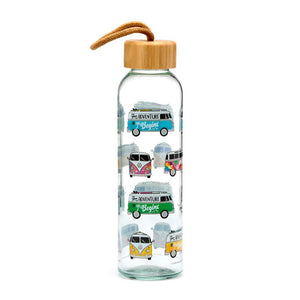 Volkswagen busje vw t1 summer surf 500ml glazen waterfles