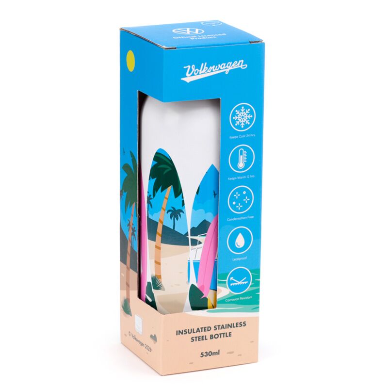 Load image into Gallery viewer, Vw t1 volkswagen busje waves thermosfles 530ml
