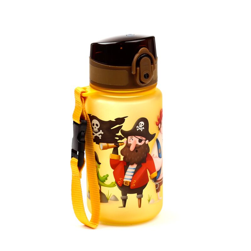 Load image into Gallery viewer, Jolly rogers piraatn pop top 350ml ecozen kinder drinkfles
