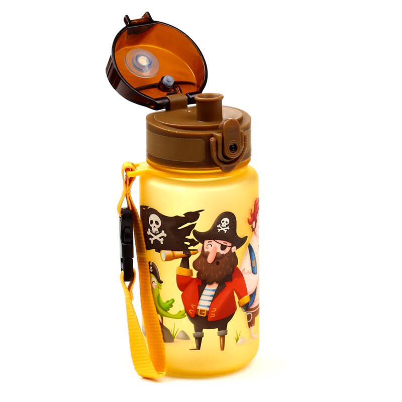 Load image into Gallery viewer, Jolly rogers piraatn pop top 350ml ecozen kinder drinkfles
