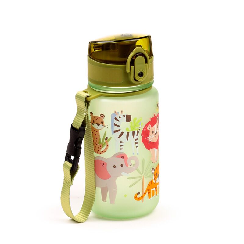 Load image into Gallery viewer, Zooniverse pop top 350ml ecozen kinder drinkfles
