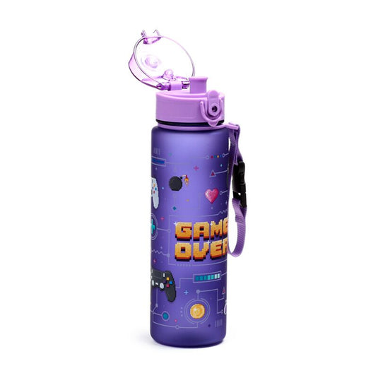 Game over pop top 600ml ecozen drinkfles