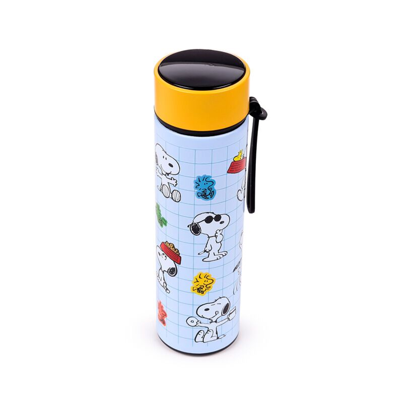 Load image into Gallery viewer, Union peanuts snoopy woodstock thermosfles 450ml thermometer
