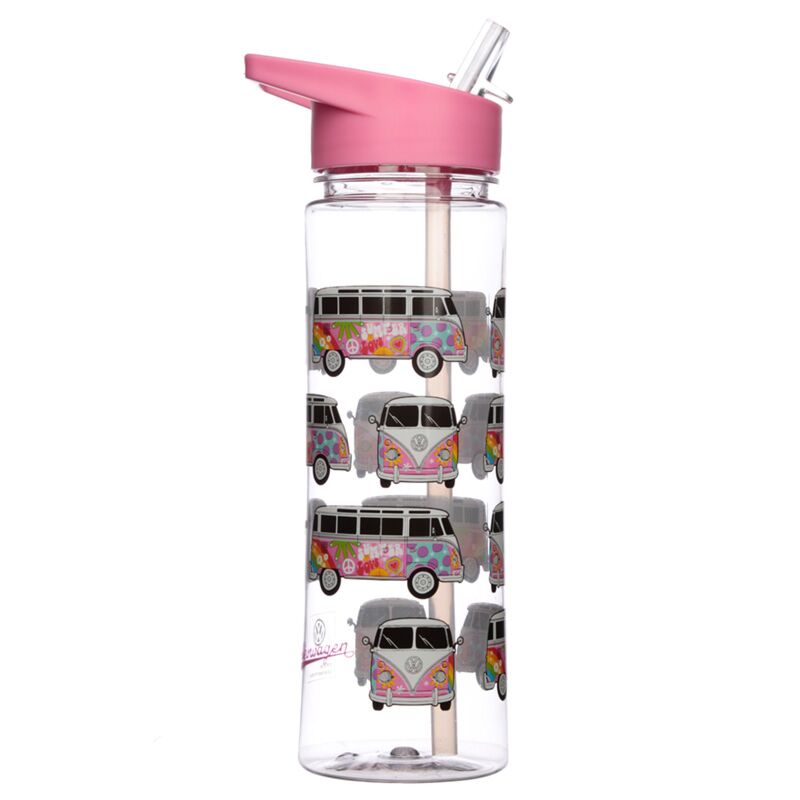 Load image into Gallery viewer, Union volkswagen busje vw t1 summer ecozen waterfles 550ml flip straw
