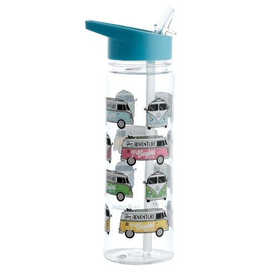 Volkswagen busje vw t1 ecozen waterfles 550ml flip straw