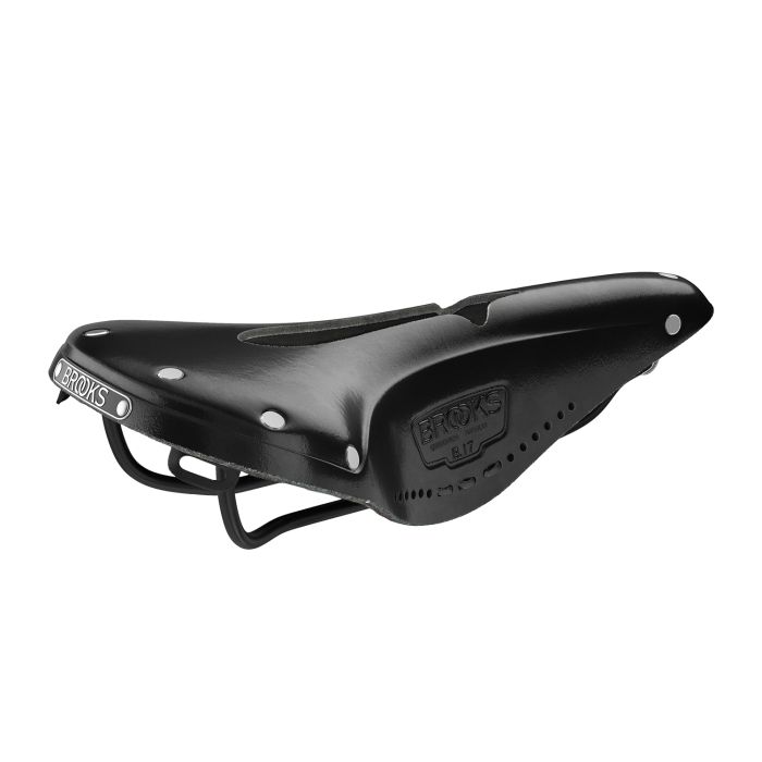 Load image into Gallery viewer, Brooks b17 narrow carved - black
