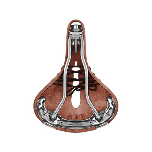Brooks b17 short carved - antic brown