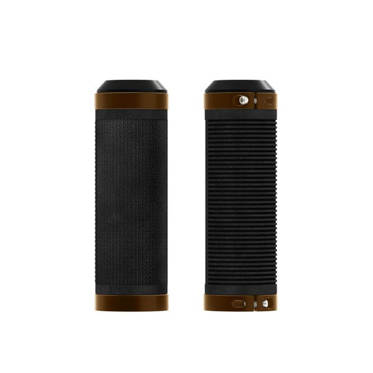 Brooks rubber grips (100+100mm) - black orange