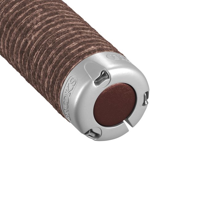 Afbeelding laden in galerijviewer, Brooks plump leather grips (130+130mm) - antic brown
