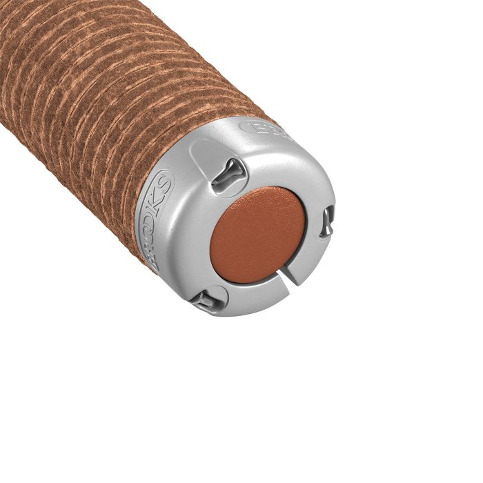 Load image into Gallery viewer, Brooks plump leather grips (130+130mm) - honey
