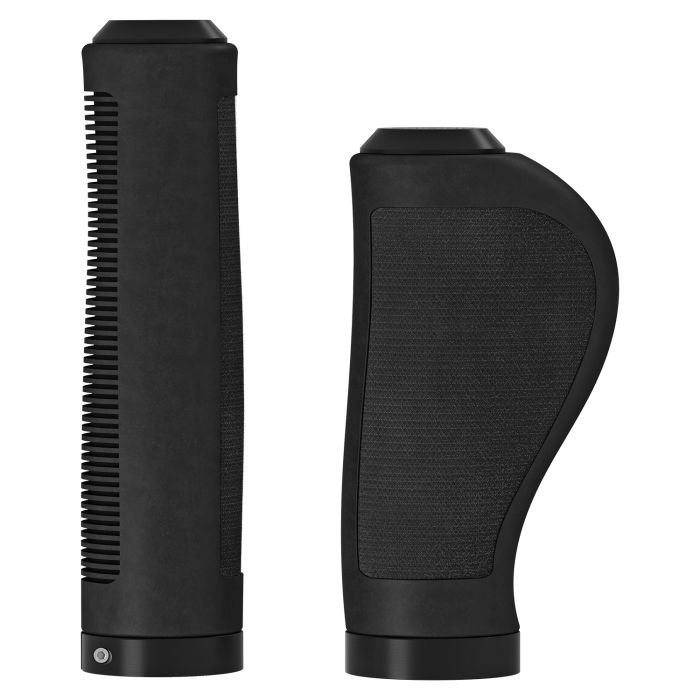 Afbeelding laden in galerijviewer, Brooks ergonomic rubber grips (100+130mm) - black
