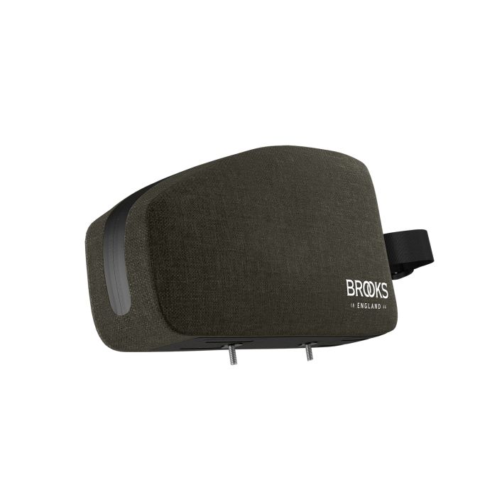 Load image into Gallery viewer, Brooks scape top tube bag with bolts (0,9l) - mud green
