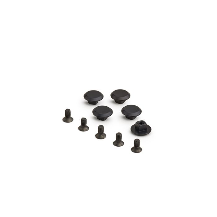 Afbeelding laden in galerijviewer, Brooks aluminium threated rivets for cambium - black anodised (5 pieces)
