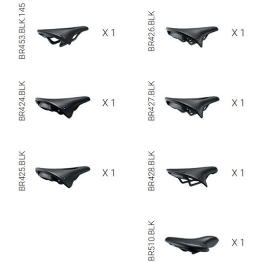 Brooks cambium kit 2 (7 test saddles)