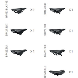 Brooks cambium kit 2 (7 test saddles)