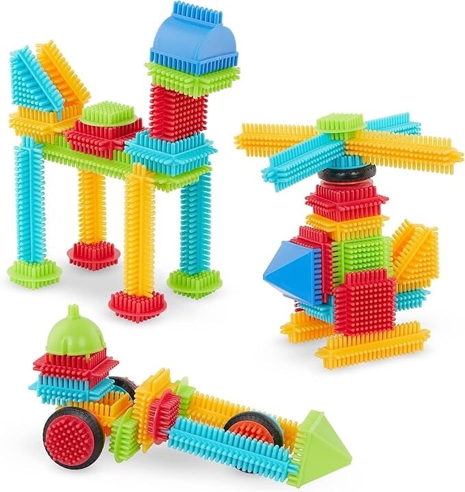 Load image into Gallery viewer, Bristle blocks in doos 56 delig
