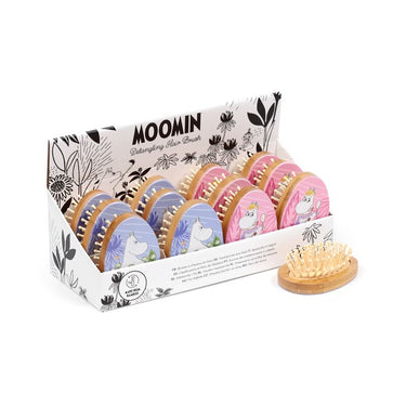Union moomin tammi bamboe haarborstel