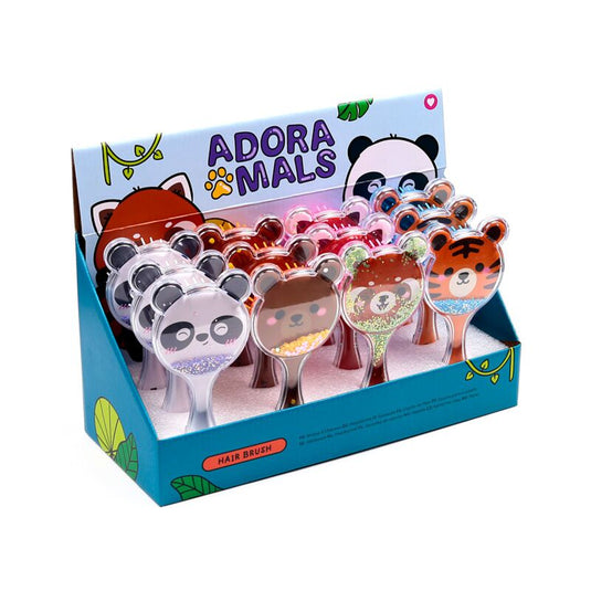 Adoramals wild glitter haarborstel