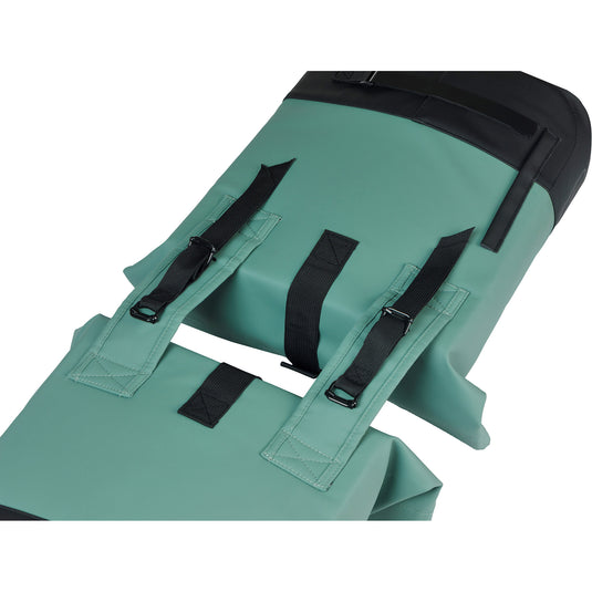 Basil dubbele tas cove 28-32l zilvergroen zwart