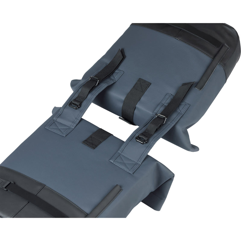 Load image into Gallery viewer, Basil dubbele fietstas cove 28-32l 14 x 29 x 36 cm - blauw zwart
