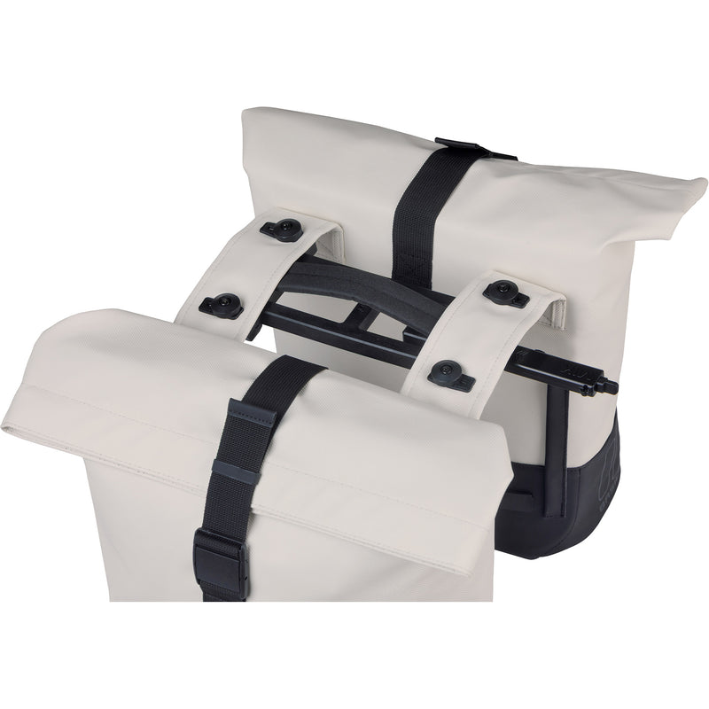 Load image into Gallery viewer, Basil b.v. tas basil cove dubbel wit zwart | mik | 32l
