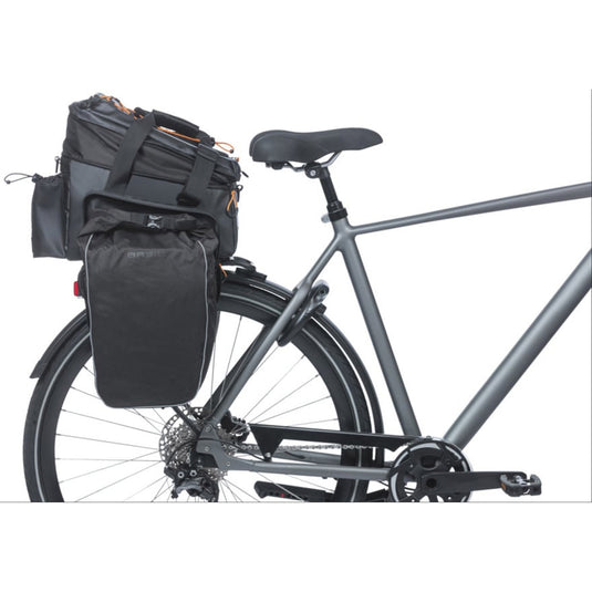 Basil gepäckträgertasche miles xl pro trunkbag miles xl pro mik 2.0 black orange