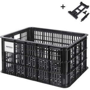 Basil krat l mik 2.0 40l rpet zwart