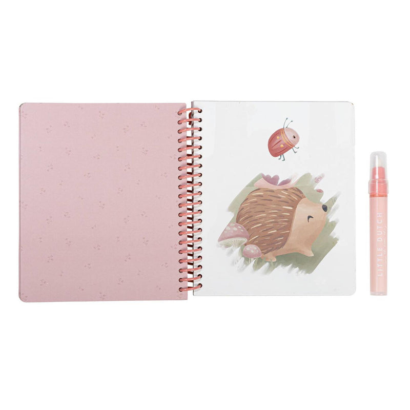 Afbeelding laden in galerijviewer, Little dutch watertekenboek rosa fairy garden - water magic book
