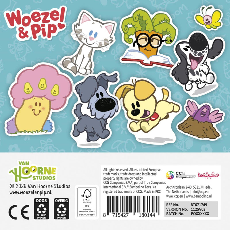 Afbeelding laden in galerijviewer, Woezel pip stickerset
