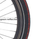 Deli tire buitenband sa-206 18 x 1.75 zw oranje streep