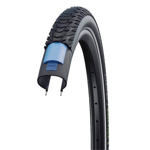 Buitenband Schwalbe 28-2.00 (50-622) Marathon E-Plus Perform. zwart refelectie