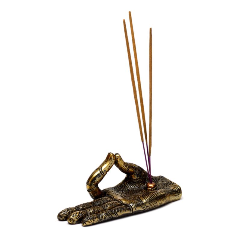 Load image into Gallery viewer, Henna boeddha hand wierookhouder
