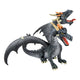 Bullyland draak tweekoppige zwarte (75597)
