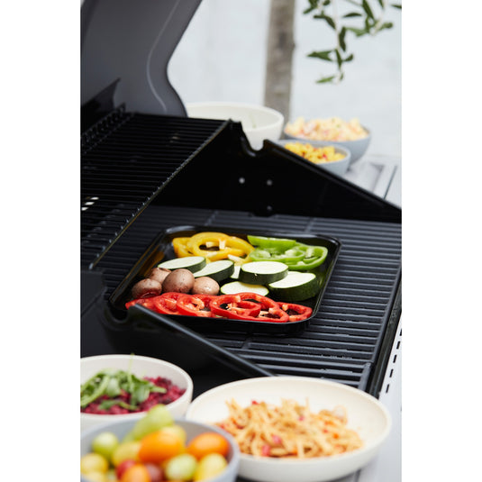Barbecook herbruikbare grillpan uit email